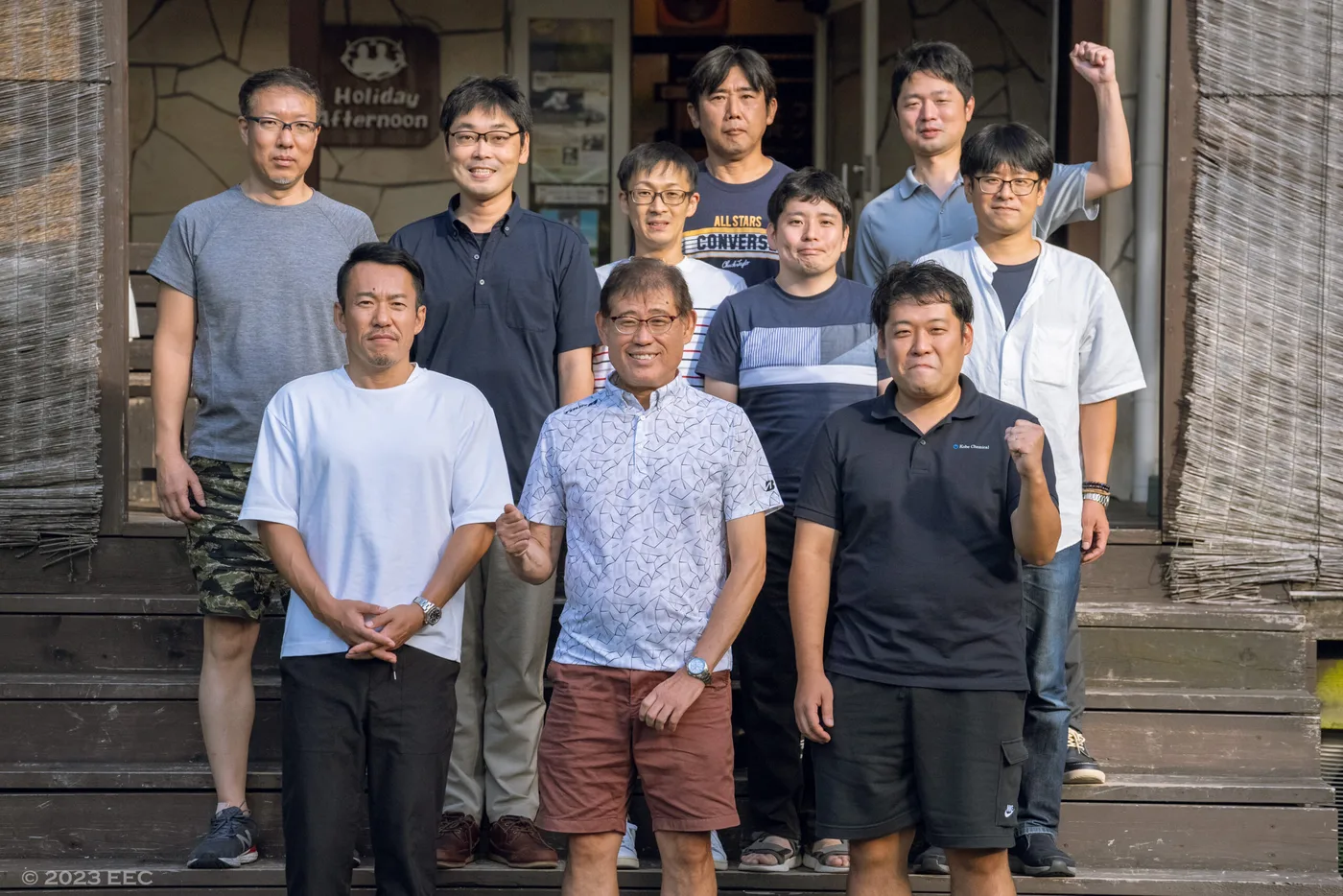 神戸化成株式会社での取材時の様子